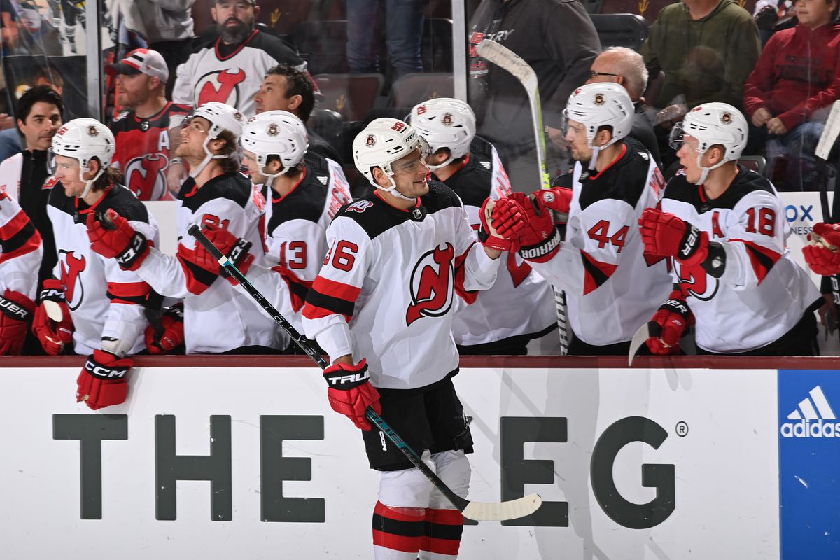 New Jersey Devils 5-4 seier mot Arizona Coyotes på overtid, Timo Meier scoret i debut